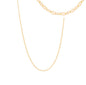 Corrente oval trabalhada banhada a ouro 18k - Biju & Cia.