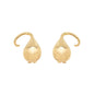 Brinco ear hook gota banhado a ouro 18k - Biju & Cia.