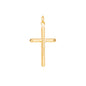 Pingente de cruz com Cristo banhado a ouro 18k - Biju & Cia.