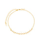 Pulseira losangos com zircônia banhada a ouro 18k - Biju & Cia.