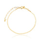 Pulseira de bolinhas banhada a ouro 18k - Biju & Cia.