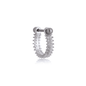 Piercing com zircônias para conch em prata 925