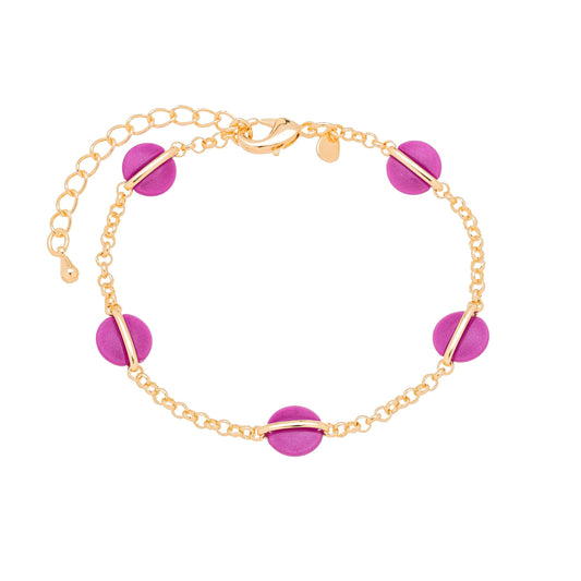 Pulseira banhada a ouro 18k - Biju & Cia.