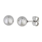 Brinco de bolinha de 6mm em aço inox - Biju & Cia.