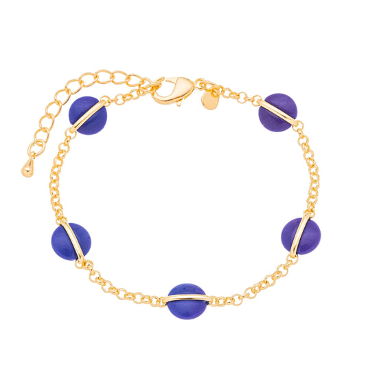 Pulseira banhada a ouro 18k - Biju & Cia.