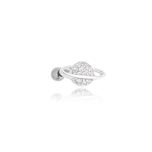 Piercing Saturno em prata 925