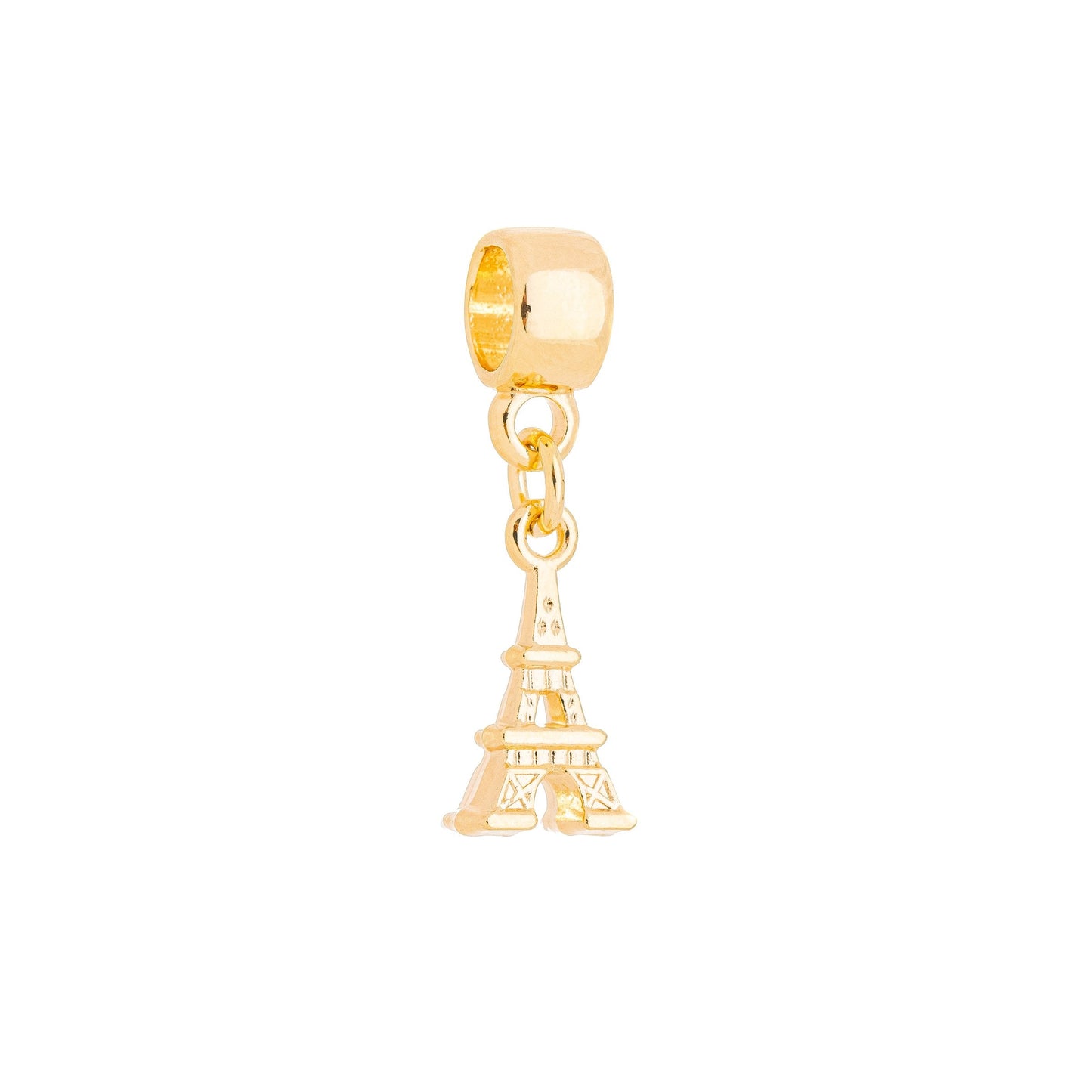 Berloque torre eiffel banhado a ouro 18k - Biju & Cia.