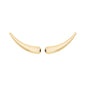 Brinco gota earcuff banhado a ouro 18k