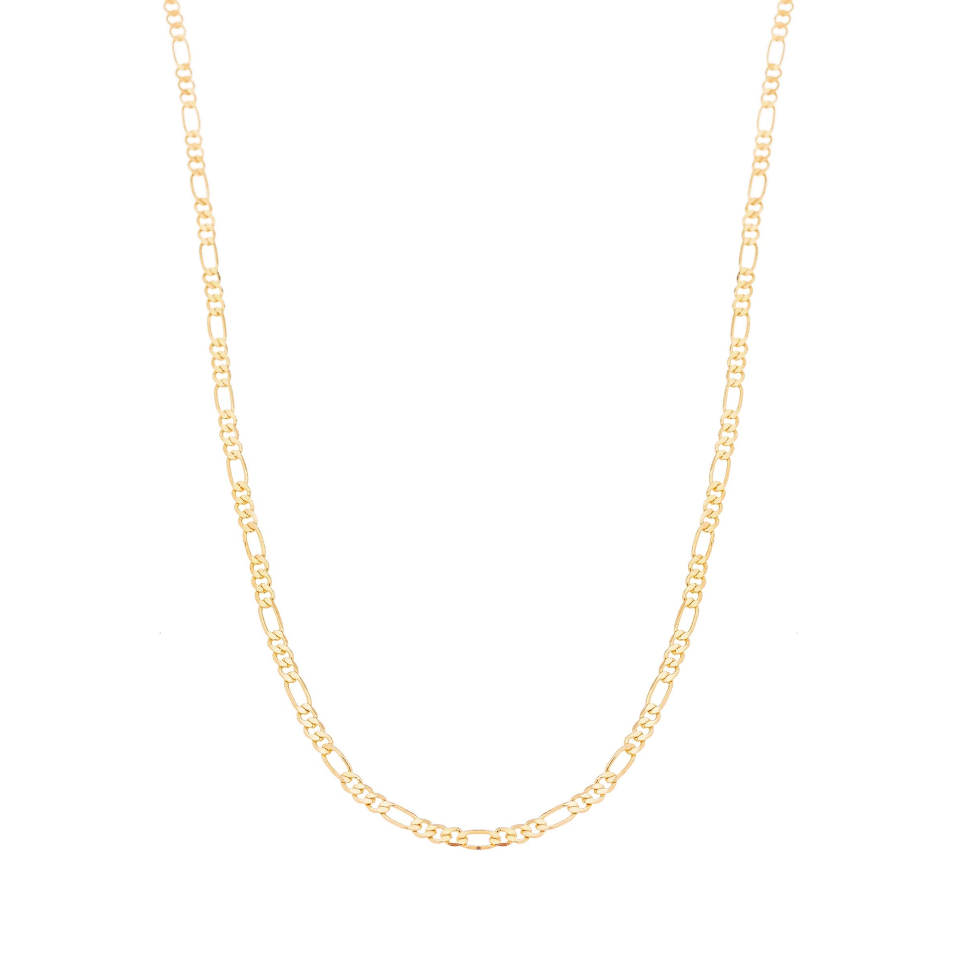 Corrente masculina infantil banhada a ouro 18k - Biju & Cia.
