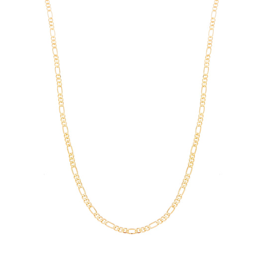 Corrente masculina infantil banhada a ouro 18k - Biju & Cia.