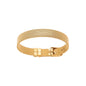 Pulseira fecho relógio banhada a ouro 18k - Biju & Cia.