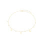 Pulseira bolinhas, zircônias e corações banhada a ouro 18k - Biju & Cia.