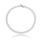 Pulseira masculina em aço inox