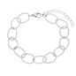 Pulseira elos em aço inox
