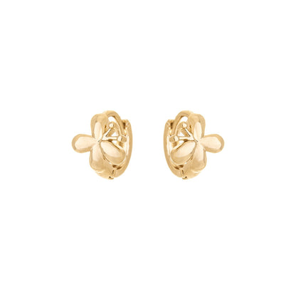 Argolinha articulada com borboleta banhada a ouro 18k