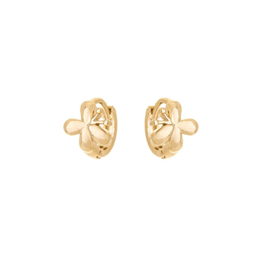 Argolinha articulada com borboleta banhada a ouro 18k