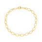Pulseira lisa banhada a ouro 18k - Biju & Cia.