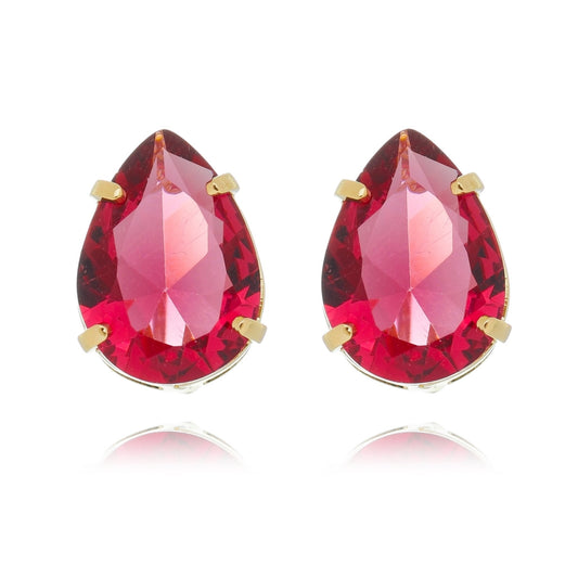 Brinco gota banhado a ouro 18k - Biju & Cia.