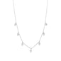 Gargantilha choker de corações de zircônia em aço inox - Biju & Cia.