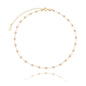 Gargantilha choker pérolas banhada a ouro 18k - Biju & Cia.