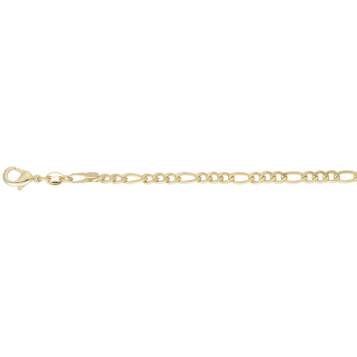 Corrente masculina 3x1 banhada a ouro 18k - Biju & Cia.