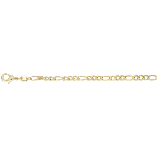 Corrente masculina 3x1 banhada a ouro 18k - Biju & Cia.