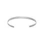 Bracelete liso em aço inox - Biju & Cia.