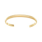 Bracelete liso banhado a ouro 18k - Biju & Cia.