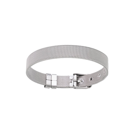 Pulseira fecho relógio em aço inox - Biju & Cia.