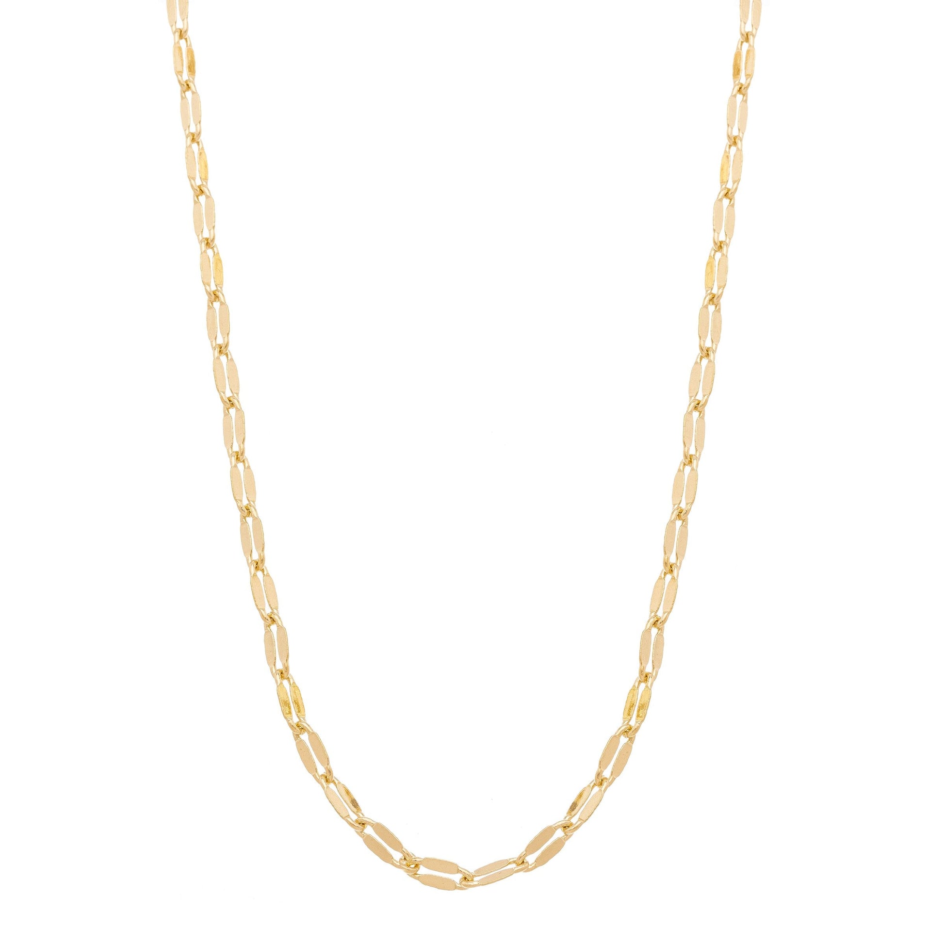 Corrente 70 cm banhada a ouro 18k - Biju & Cia.