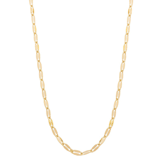 Corrente 70 cm banhada a ouro 18k - Biju & Cia.
