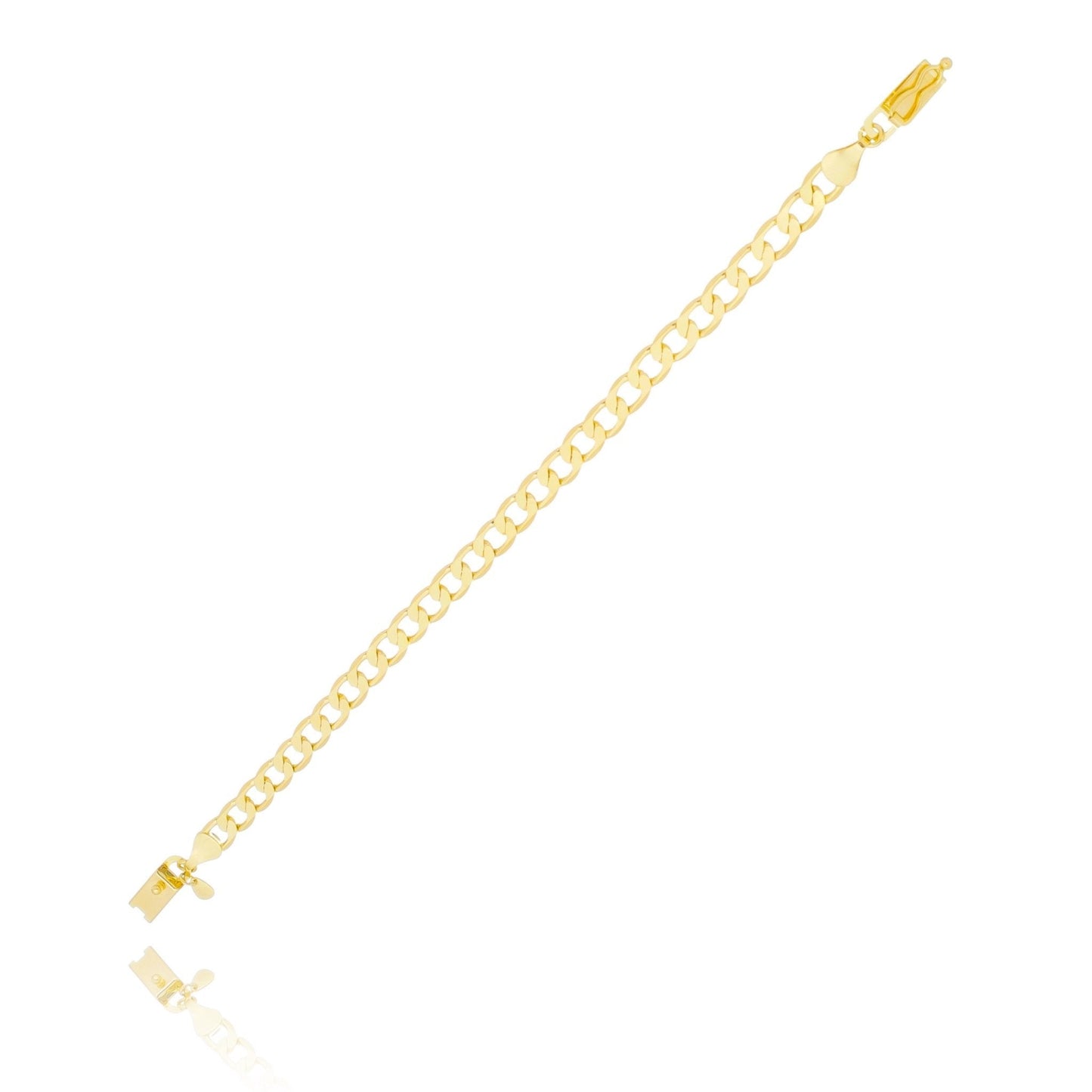 Pulseira masculina banhada a ouro 18k - Biju & Cia.