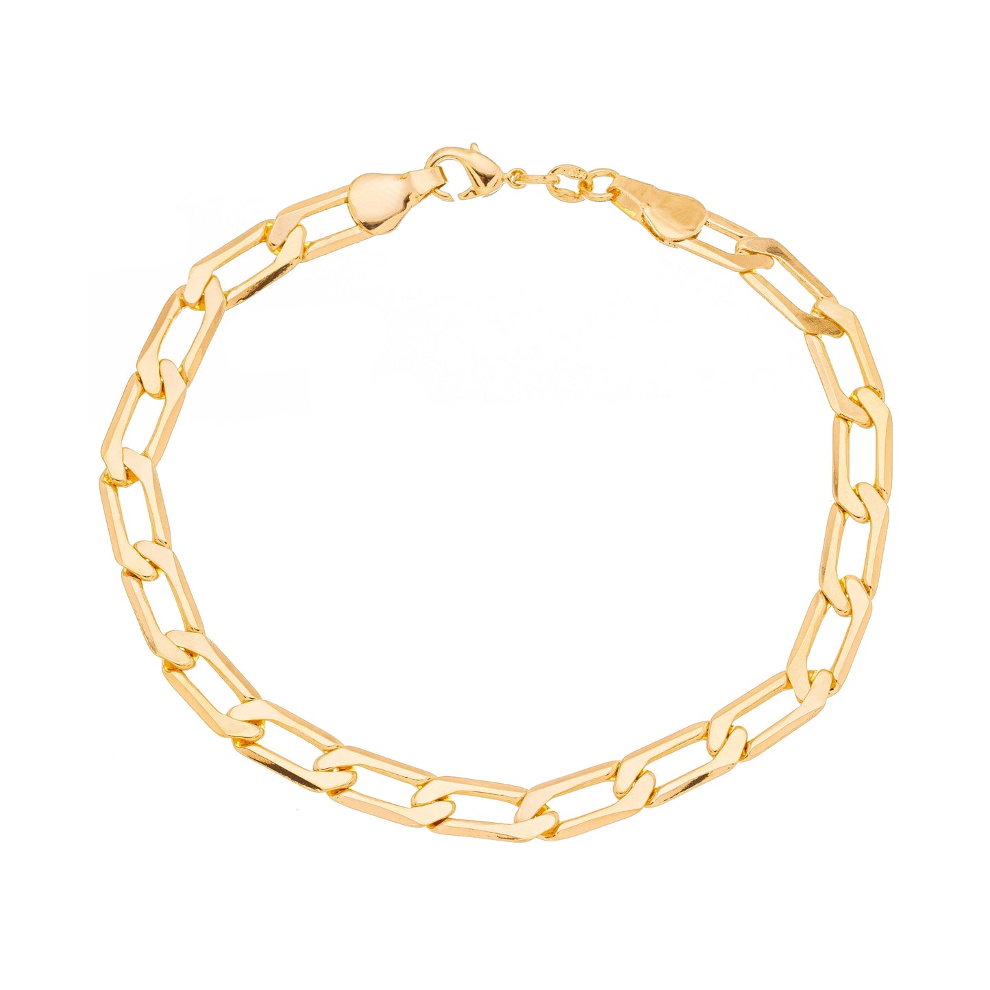 Pulseira grumet banhada a ouro 18k - Biju & Cia.
