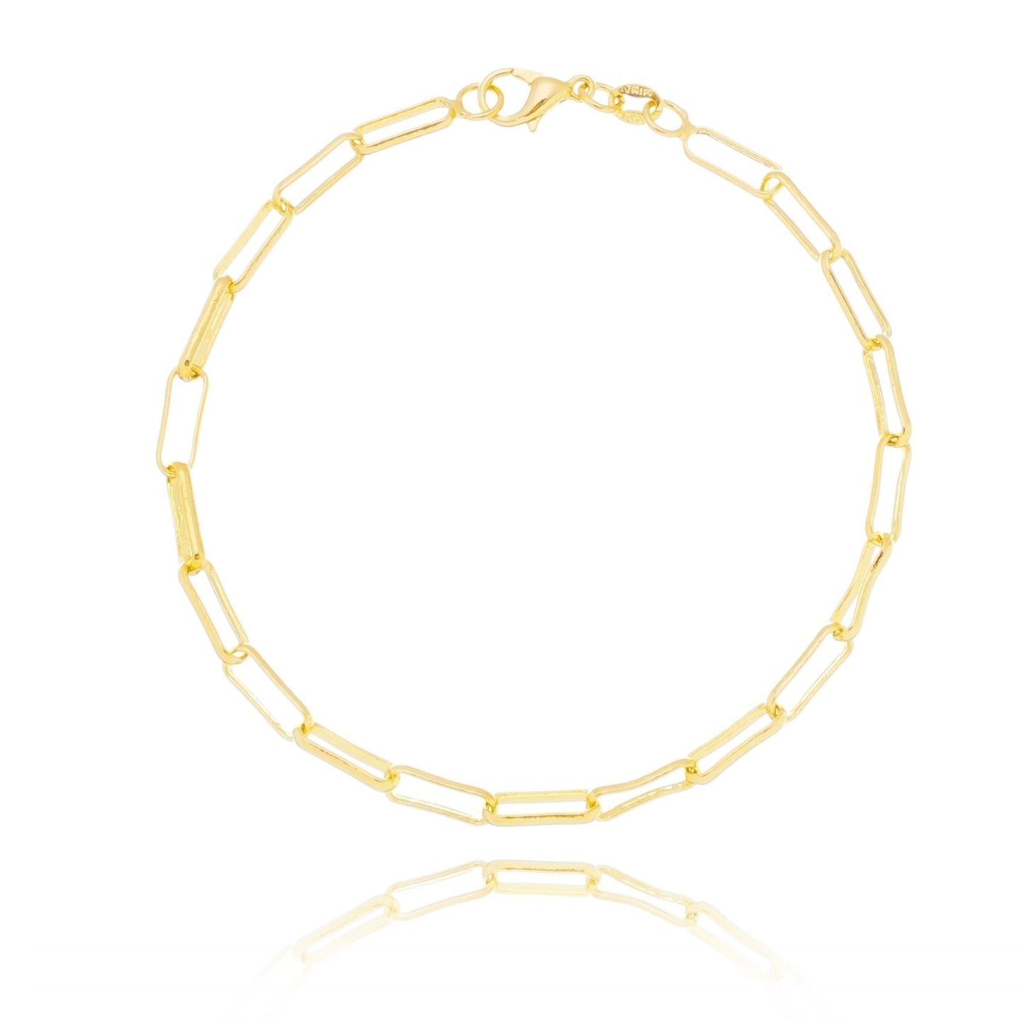 Pulseira elos Cartier banhada a ouro 18k - Biju & Cia.