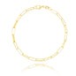 Pulseira elos Cartier banhada a ouro 18k - Biju & Cia.