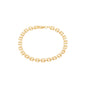 Pulseira lisa banhada a ouro 18k - Biju & Cia.