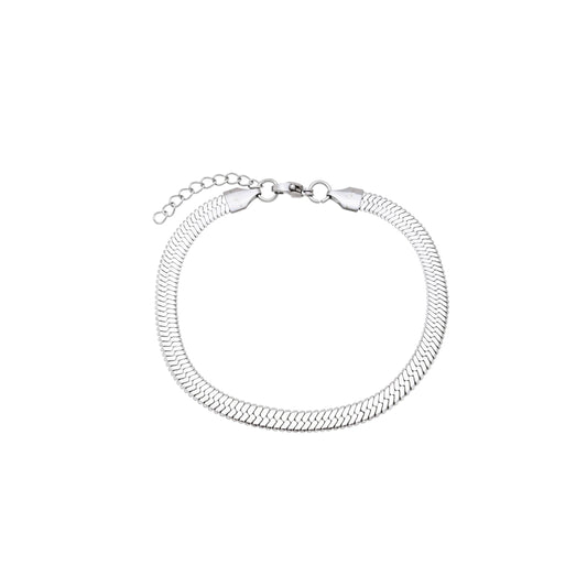 Pulseira fita em aço inox