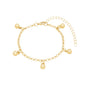 Pulseira com bolas banhada a ouro 18k - Biju & Cia.