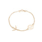 Pulseira viagem banhada a ouro 18k - Biju & Cia.