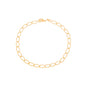 Pulseira lisa banhada a ouro 18k - Biju & Cia.