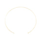 Choker aro fino banhada a ouro 18k - Biju & Cia.