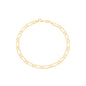 Pulseira masculina banhada a ouro 18k - Biju & Cia.