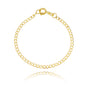 Pulseira infantil masculina banhada a ouro 18k - Biju & Cia.