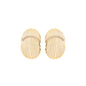 Brinco trabalhado com zircônias banhado a ouro 18k - Biju & Cia.