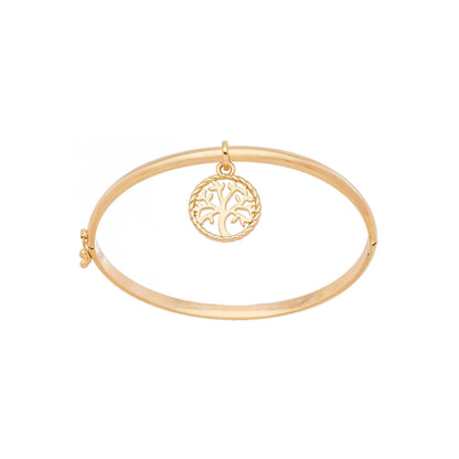 Bracelete árvore da vida banhado a ouro 18k - Biju & Cia.