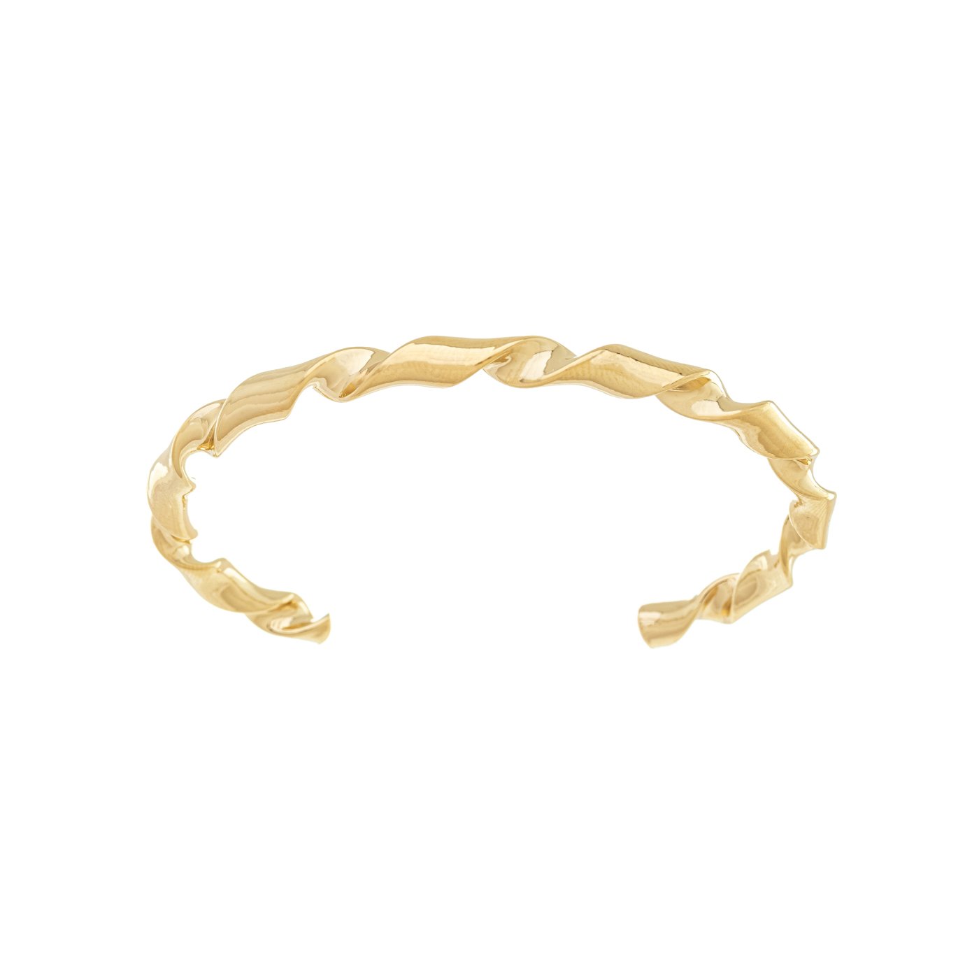 Bracelete fio torcido banhado a ouro 18k - Biju & Cia.