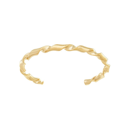 Bracelete fio torcido banhado a ouro 18k - Biju & Cia.