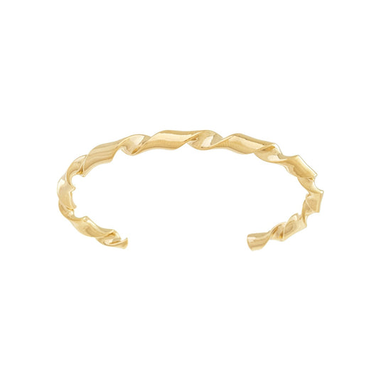 Bracelete fio torcido banhado a ouro 18k - Biju & Cia.