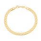 Pulseira lisa banhada a ouro 18k - Biju & Cia.