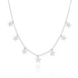 Gargantilha com estrelas em aço inox - Biju & Cia.